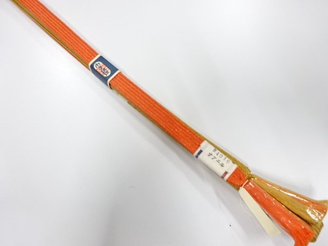 JAPANESE KIMONO / UNUSED KOREI HAND-TIED OBIJIME